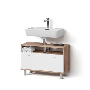 Livinity® VANITY UNIT FOR WASHBASIN Fucino Sonoma/White 80.2 x 54 cm so zásuvkou vyobraziť