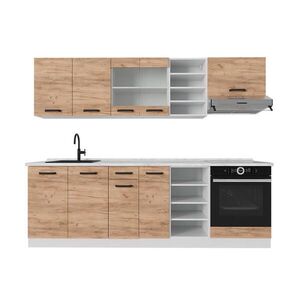 Vicco KUCHYNSKÝ KÚT R-Line Dub Goldkraft/biela 240 cm AP dub vyobraziť