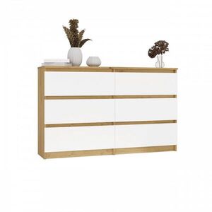 RAUMHIRSCH FURNITURE KOMODA Artisan, biela 120/75/30 vyobraziť