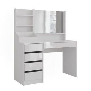 Vicco TOALETNÝ STOLÍK Sherry, biely/Biely vysoký lesk, 119.8 cm so zrkadlom vyobraziť