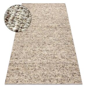 rugsX BÉŽOVÝ koberec NEPAL 2100 sand - vlnený, obojstranný, prírodný 140/190 cm vyobraziť