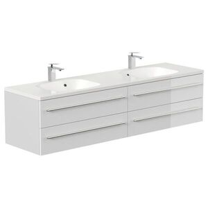 MID.YOU SKRINKA S UMÝVADLOM, biela s vysokým leskom, biela s vysokým leskom, 180 cm vyobraziť