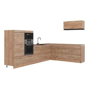Vicco ROHOVÁ KUCHYŇA Fame-Line, Dub Goldkraft/Dub Goldkraft, 327 x 227 cm, AP Oak vyobraziť