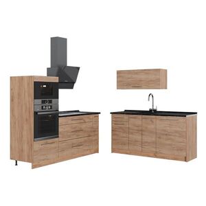 Vicco KUCHYŇA Fame-Line, Dub Goldkraft/Dub Goldkraft, 340 cm, AP Antracit vyobraziť