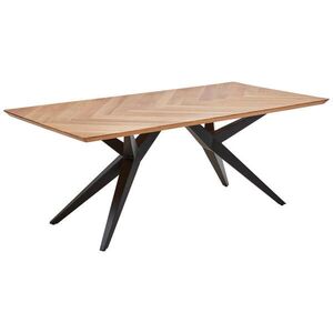 Valdera JEDÁLENSKÝ STÔL, dub, čierna, farba duba, 220/100/77 cm vyobraziť