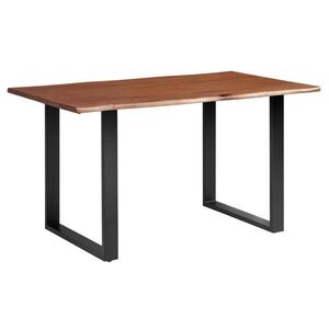 P & B JEDÁLENSKÝ STÔL, akácia, čierna, farba vlašského orecha, 140/80/76 cm vyobraziť