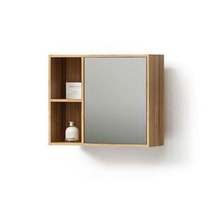 Livinity® KÚPEĽŇOVÁ SKRINKA SO ZRKADLOM Olona, Bambus, 54 x 44.5 cm so zrkadlom vyobraziť