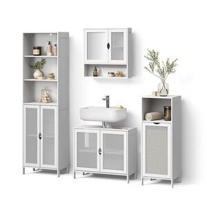 Livinity® SÚPRAVA KÚPEĽŇOVÉHO NÁBYTKU Mincio, biely, 4-dielna vyobraziť