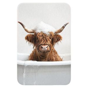OnlyWow PREDLOŽKA PRED WC Scottish Highlander - Kúpeľ - Krava - Zvieratá - Pena 40x60 cm vyobraziť