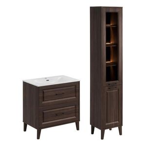 Petits-meubles KÚPEĽŇOVÝ NÁBYTOK 81cm Moka 2-dielna súprava Drevo vyobraziť