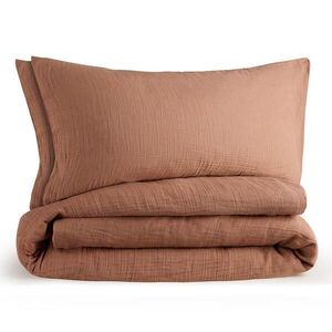 Blumtal POVLEČENÍ mušelín, 100% bavlna, 200/220 cm & 2x 40/80 cm, měděná vyobraziť