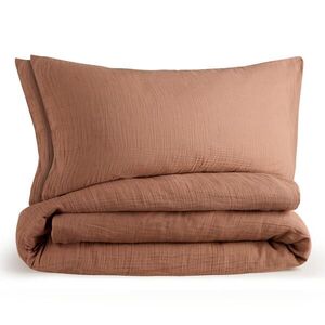 Blumtal POVLEČENÍ mušelín, 100% bavlna, 200/200 cm & 2x 40/80 cm, měděná vyobraziť