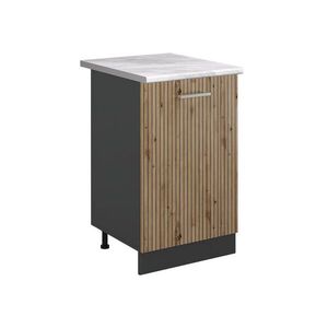Vicco KUCHYNSKÁ SPODNÁ SKRINKA R-Line, Remeselný dub/antracitová, 50 cm Marmori työtaso vyobraziť