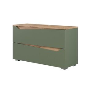 Vicco SPODNÁ SKRINKA POD UMÝVADLO Marelle, zelená/Remeselný dub, 100 x 57.5 cm s 2 zásuvkami vyobraziť