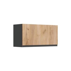 Vicco NÁSTENNÁ SKRINKA R-Line, Dub Goldkraft/antracitová, 80 cm Plochý vyobraziť