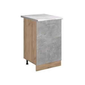 Vicco KUCHYNSKÁ SPODNÁ SKRINKA R-Line, betón/Dub Goldkraft, 50 cm Marmori työtaso vyobraziť
