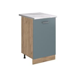 Vicco KUCHYNSKÁ SPODNÁ SKRINKA R-Line, Modrošedá/Dub Goldkraft, 50 cm Marmori työtaso vyobraziť