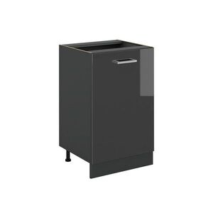 Vicco KUCHYNSKÁ SPODNÁ SKRINKA R-Line, Antracit vysoký lesk/antracitová, 50 cm bez pracovnej dosky vyobraziť