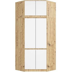 RAUMHIRSCH FURNITURE ŠATNÍK Dub Artisan, biela 235/100/50 vyobraziť