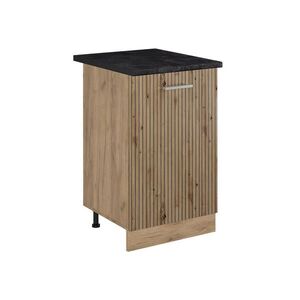 Vicco KUCHYNSKÁ SPODNÁ SKRINKA R-Line, Remeselný dub/Dub Goldkraft, 50 cm antrasiitti työtaso vyobraziť