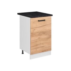 Vicco KUCHYNSKÁ SPODNÁ SKRINKA R-Line, Dub Goldkraft/biely, 50 cm antrasiitti työtaso vyobraziť