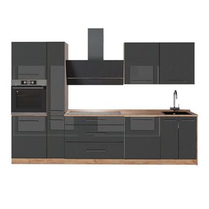 Vicco KUCHYNKA Fame-Line, Antracit vysoký lesk/Dub Goldkraft, 310 cm, AP Oak vyobraziť