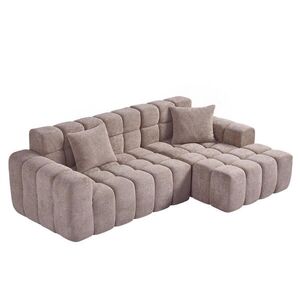 Modfu ROHOVÁ sedačka 249, 9/99/59, 9 cm, khaki, modulárna sedačka v tvare písmena L vyobraziť
