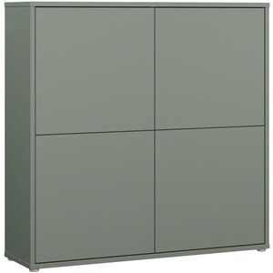Carryhome VYSOKÁ KOMODA, šalviovozelená, 124, 5/121, 5/34, 9 cm vyobraziť