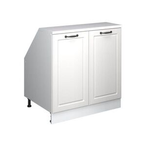 Vicco ŠIKMÁ SKRIŇA Rion Biely vidiecky dom 80 x 81.6 cm s 2 dverami, korpus skrine hĺbka 60 cm vyobraziť