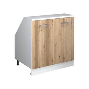 Vicco KUCHYNSKÁ SKRIŇA PRE ŠIKMÉ STRECHY R-Line Remeselný dub 80 cm s 2 dverami, korpus skrine hĺbka 60 cm vyobraziť
