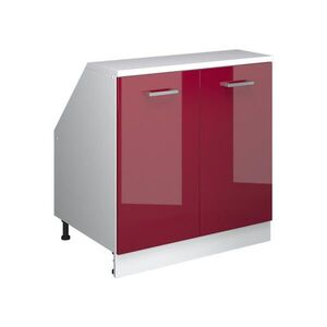 Vicco ŠIKMÁ SKRIŇA Rion Červený vysoký lesk 80 x 81.6 cm s 2 dverami, korpus skrine hĺbka 60 cm vyobraziť