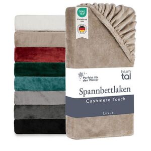 Blumtal NAPÍNACIE prestieradlo Cashmere Touch 160x200 cm Plüsch Beige vyobraziť