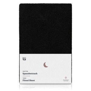 Blumtal FROTÉ napínacie prestieradlo s certifikátom Oeko-TEX, 150x200x30cm, Schwarz vyobraziť