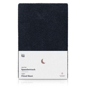 Blumtal FROTÉ napínacie prestieradlo s certifikátom Oeko-TEX, 200x200x30cm, Dunkelblau vyobraziť