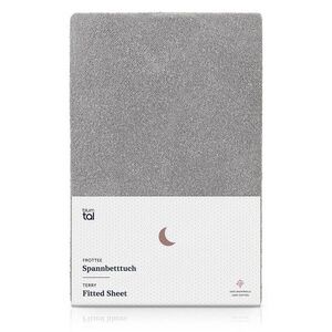 Blumtal FROTÉ napínacie prestieradlo s certifikátom Oeko-TEX, 90x200x27cm, Grau vyobraziť