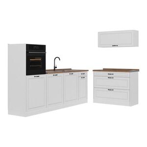 Vicco KUCHYNSKÝ KÚT R-Line, Biely vidiecky dom/biely, 220 cm Goldkraft tammi työtaso vyobraziť