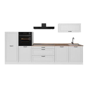 Vicco KUCHYNKA R-Line, Biely vidiecky dom/biely, 340 cm Goldkraft tammi työtaso vyobraziť