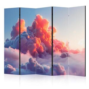 Muralo PARAVÁN Obojstranný 5-dielny 225x172 cm Oblaky a Nebo 3D vyobraziť