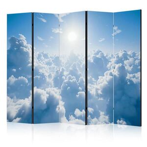 Muralo PARAVÁN Jednostranný 5-dielny 225x172 cm Slnko Nebo a Oblaky vyobraziť