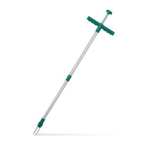 Relaxdays VYTRHÁVAČ BURINY zelená strieborná nehrdzavejúca oceľ 100 cm vyobraziť