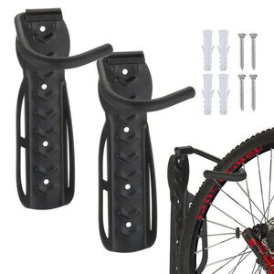 Relaxdays DRŽIAK strieborný 2-dielna-sada na bicykel vyobraziť