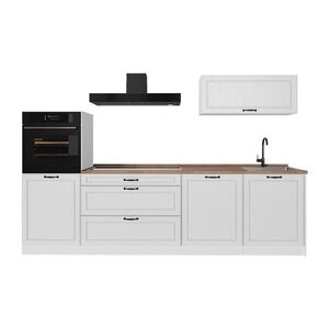 Vicco KUCHYNKA R-Line, Biely vidiecky dom/biely, 280 cm bez pracovnej dosky vyobraziť