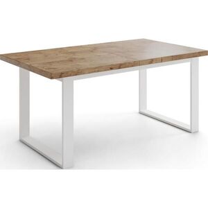 WFL GROUP JEDÁLENSKÝ STÔL Sana obdĺžnikový rozkladací, Lancelot Eiche 160/240/90/75 cm vyobraziť