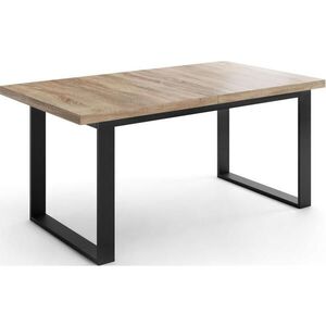 WFL GROUP JEDÁLENSKÝ STÔL Valentino obdĺžnikový rozkladací, Sonoma Eiche 140/180/80/75 cm vyobraziť
