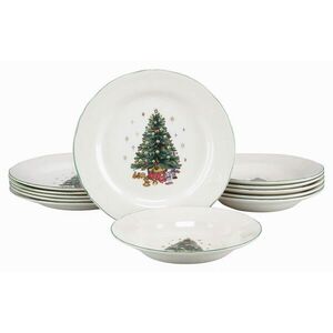 Creatable JEDÁLENSKÝ SERVIS Tannenbaum bunt 12-dielne vyobraziť