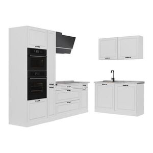 Vicco ROHOVÁ KUCHYŇA R-Line, Biely vidiecky dom/biely, 230 x 120 cm Marmori työtaso vyobraziť