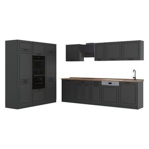 Vicco KUCHYNKA R-Line, Antracitový vidiecky dom/antracitová, 180 cm Goldkraft tammi työtaso vyobraziť