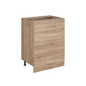 Vicco KUCHYNSKÁ SPODNÁ SKRINKA R-Line, Sonoma/Dub Goldkraft, 60 cm s 1 dverami bez pracovnej dosky vyobraziť