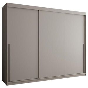 Home Collective ŠATNÍ SKŘÍŇ S POSUVNÝMI DVEŘMI 250 cm šířka, kašmírová s černým úchytem vyobraziť