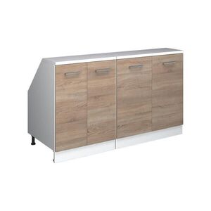 Vicco KUCHYNSKÁ SKRIŇA PRE ŠIKMÉ STRECHY R-Line Sonoma 140 cm Súprava 2 korpusov skrine hĺbka 60 cm vyobraziť